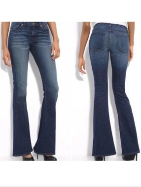 J Brand  Martini.Dark Blue Flare Jeans for Women